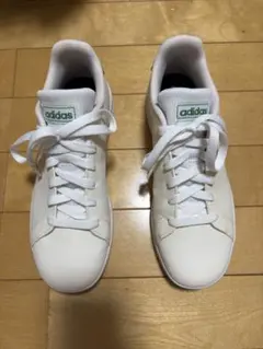 adidas スニーカー ホワイト グリーン 23.5cm