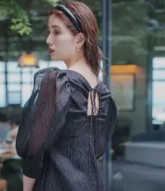 Kastane オケージョンドレス(ブラック)