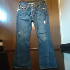 TRUE RELIGION joey big t フレアデニム　レインボー