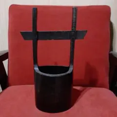 花器　竹製　年代物