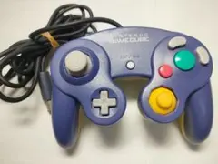 【動作良好】ゲームキューブコントローラー バイオレット&クリア
