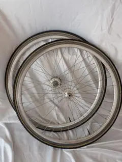【純正】FUJI feather 純正リヤタイヤ・ホイール FUJI FEATHER 純正ホイール リアのみ ブラック フジ フェザー