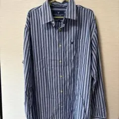 AMERICAN EAGLE OUTFITTERS 長袖シャツ ストライプ