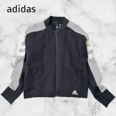 ＊adidas＊【M】アディダスフルジップパーカー　裏起毛　スリーストライプス