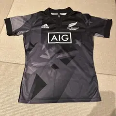 adidas ALL BLACKS SEVENS ラガーシャツ Mサイズ