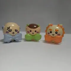 びっくらたまご リボンマスコット　ラッコ　くりまんじゅう　シーサー 3点セット