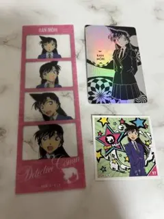 名探偵コナン　毛利蘭セット　シール　ブックマーク　カード