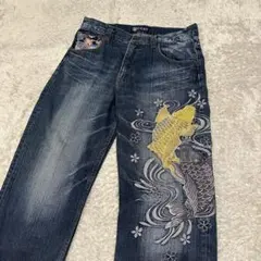 新品・未使用】絡繰魂 和柄 牡丹刺繍 デニム サイズ35 - メルカリ