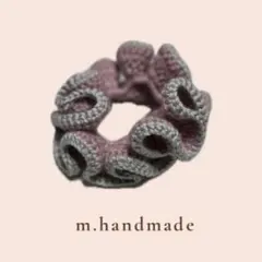 10.シュシュ ハンドメイド 韓国風 編み物 かぎ編み アクセサリー かぎ針編み