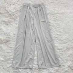 ユニクロ【L】クレープジャージーワイドパンツ