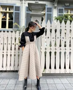 ST.ROONEY セントルーニー　キルティング サロペット　低身長