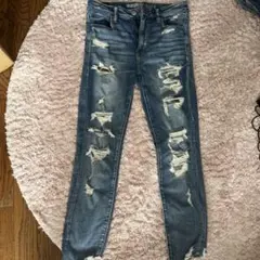American Eagle ダメージスキニーデニムのサムネイル