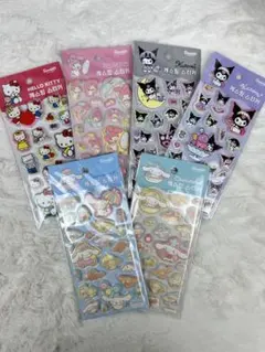 【韓国限定】　正規品　サンリオシール　6枚セット