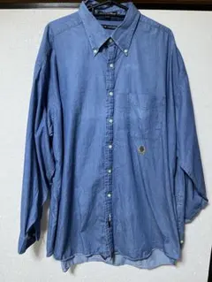 トミー ヒルフィガー メンズ デニムシャツ 2XL オーバーサイズ