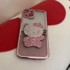 ハローキティ ストーン装飾 iPhoneケース