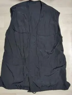 【軽量/多機能】チャオパニックティピー ナイロンベスト ブラック 4ポケット