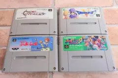 き*ぷ様 スーパーファミコン　ソフト　まとめ売り　４本セット　動作確認済　クロノ