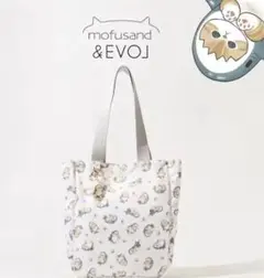 モフサンドサメにゃん キャラクター柄トートバッグ　mofusand