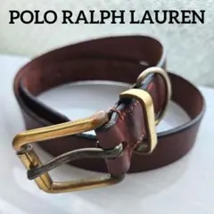 POLO RALPH LAUREN ポロラルフローレンリングつきレザーベルトのサムネイル