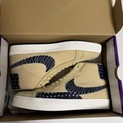 NIKE SB Zoom Blazer Mid PRM Sesame 刺し子