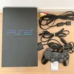 動作確認済　PlayStation2 本体セット SCPH-18000 ブラック