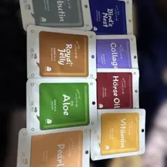 7枚セット フェイスマスク コラーゲンなど