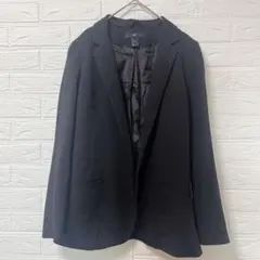 H&M [M] ブラック テーラードジャケット 黒 ジャケット