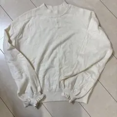 w closet アイボリー 長袖ニット