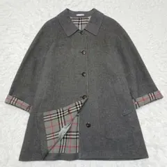 Burberrys チェスターコート ダブルフェイス カシミヤ混 チェック