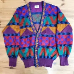 涅*槃様 Modigliani モディリアーニ 幾何学模様 カーディガン Mサイ