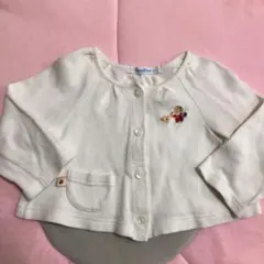 値下げ《80》ファミリア　カーディガン　長袖