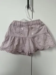 SLAPSLIP　女児キュロット　90cm　綿100% ピンク紫