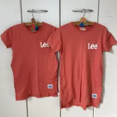 Lee 子供130・110お揃いTシャツワンピース