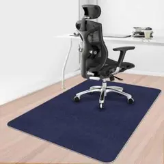【即日配送】HAODEMI チェアマット 120×90cm ネイビー 新品