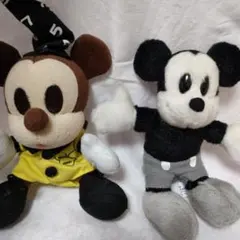 ビンテージレトロ 激レア廃盤品含む ミッキーマウス ぬいぐるみ 2点セット