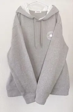 CONVERSE ベージュパーカー LL