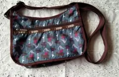 レスポートサック動物プリント ショルダーバッグ ポーチ付