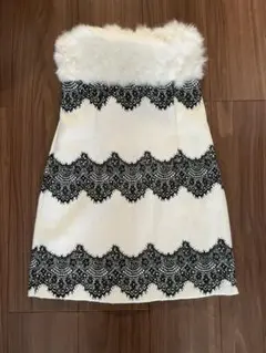 チューブトップワンピース　ファー付　Sneep Dip