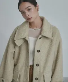 新品・未使用】MANOF シャギー shaggy cocoon coat - メルカリ
