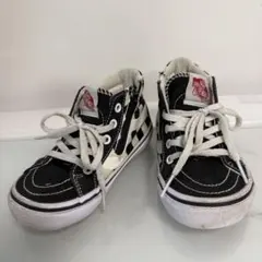 Vans キッズ ハイカットスニーカー チェッカー １７cm
