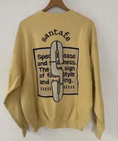 90s サンタフェ santafe 刺繍 デカロゴ トレーナースウェット