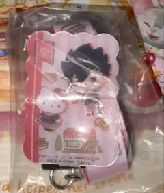 ハイキュー　サンリオ　スマホストラップ　黒尾鉄朗　キティ