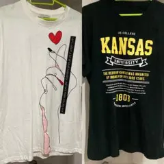 Tシャツ 古着 ホワイト 半袖プリントTシャツ ヴィンテージ 半袖Tシャツ