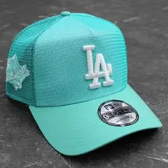 NEW ERA LA ドジャース メッシュキャップ 海外モデル ミントグリーン