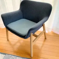 IDEE LIEVRE ARM CHAIR Navy Natural Legs - メルカリ