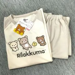 リラックマ パジャマ ルームウェア 上下セット 160　 半袖 短パン しまむらのサムネイル