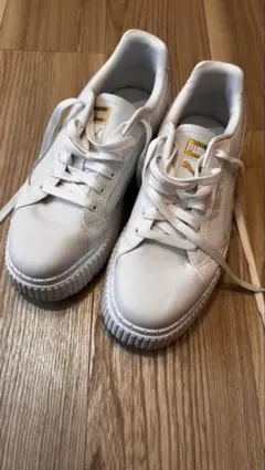 プーマ スニーカー ディナーラ レディース 厚底 DINARA ホワイト