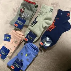 新品　ラルフローレン ソックス 5足セット22-24cm