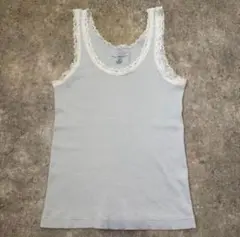 Brandy Melville レースタンクトップ ライトブルーのサムネイル