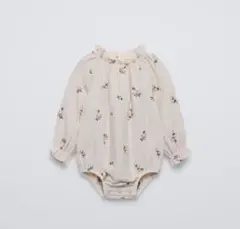 ZARA ベビー 花柄 ロンパース